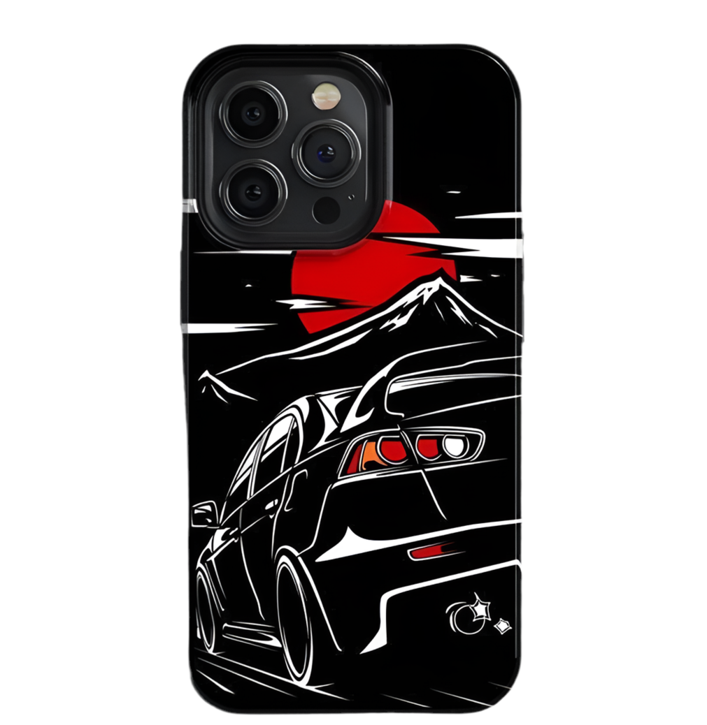 Coque de Protection iPhone Mistsu Fuji Design Automobile JDM