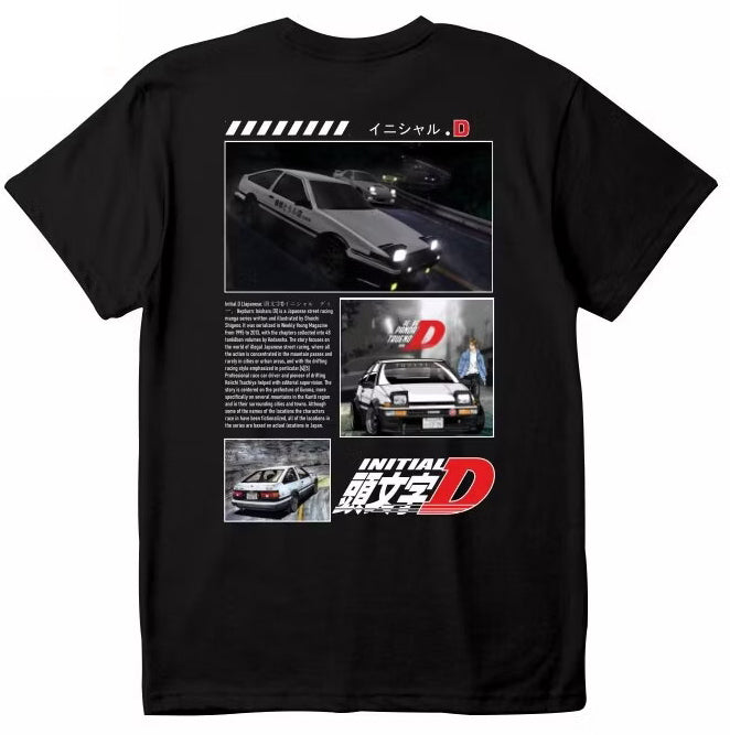 T-shirt Initial D - Hommage à la Légende du Drift