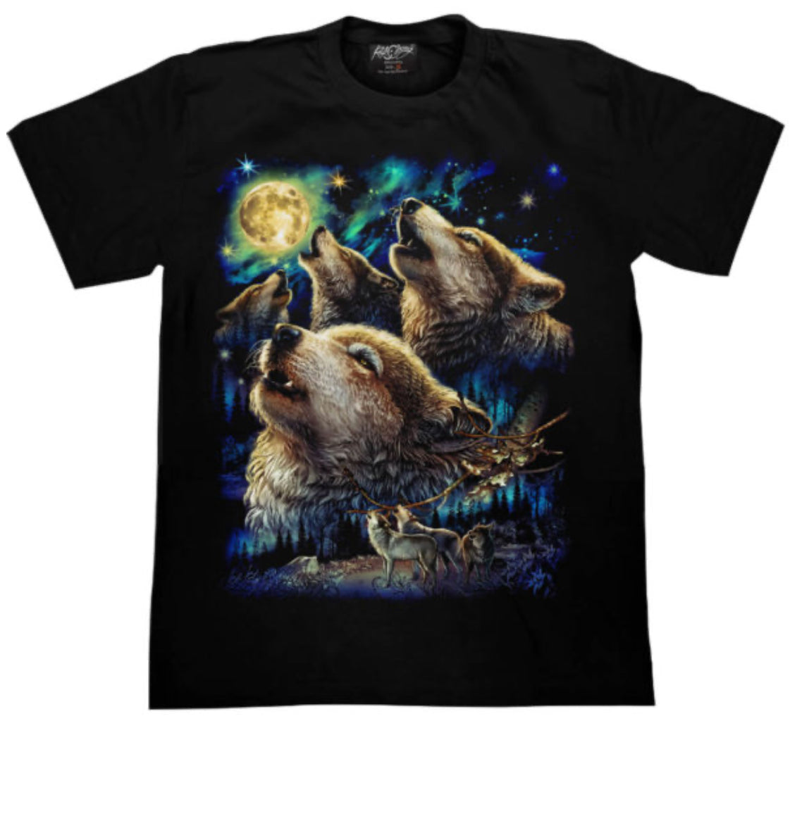 T-shirt "Howling Wolves" – Mystique et Sauvage