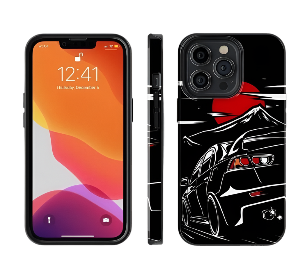 Coque de Protection iPhone Mistsu Fuji Design Automobile JDM