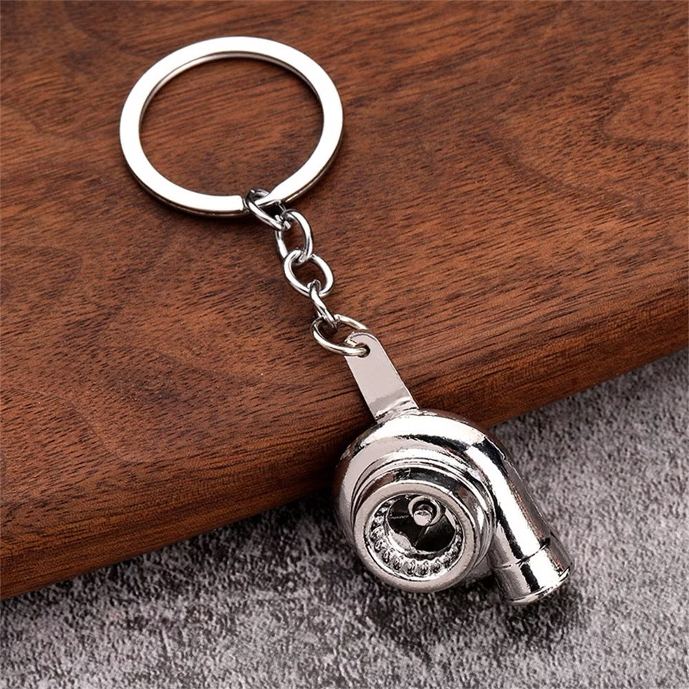 Porte-clé turbo en métal