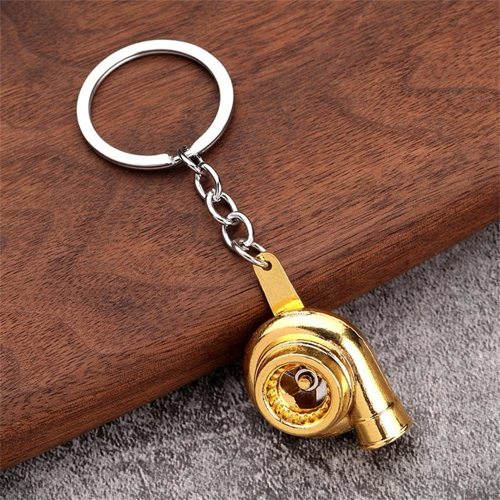 Porte-clé turbo en métal