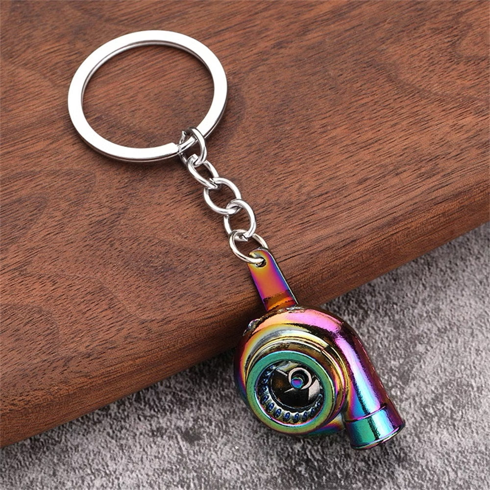 Porte-clé turbo en métal