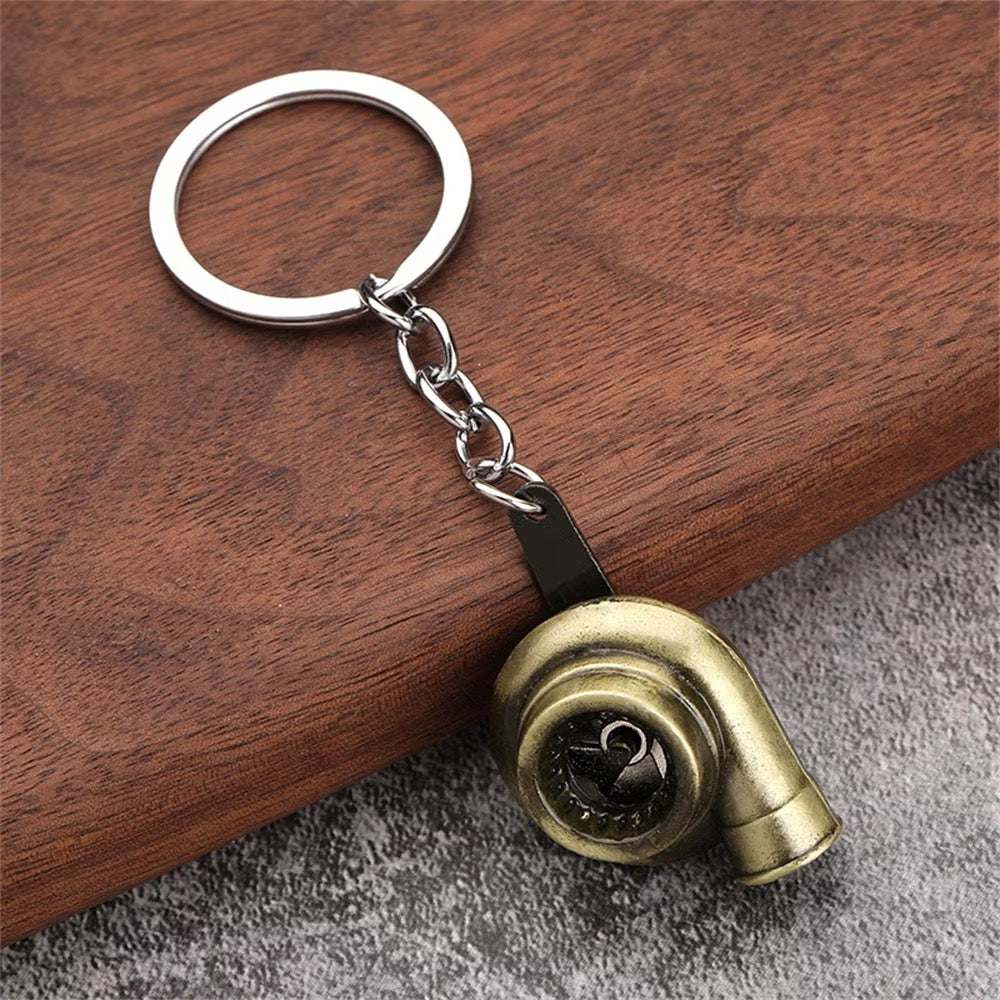 Porte-clé turbo en métal