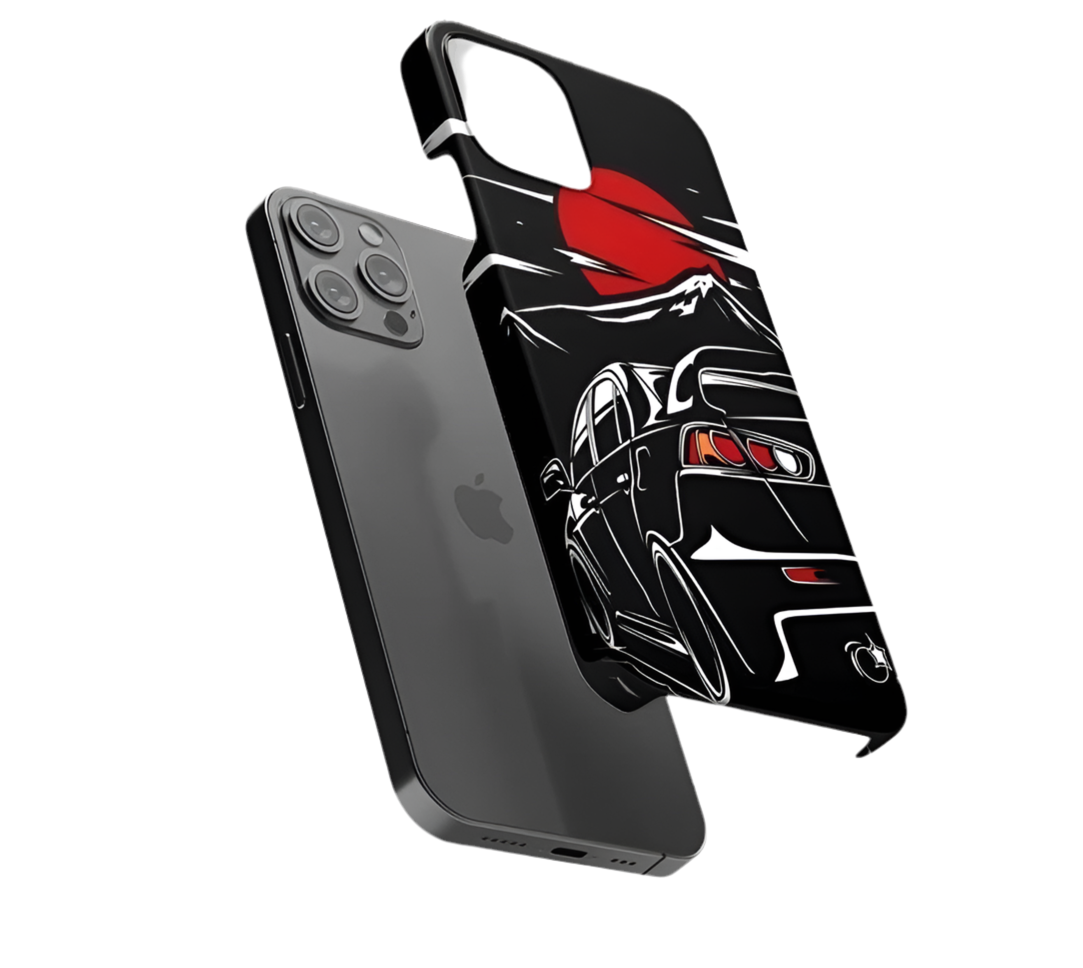 Coque de Protection iPhone Mistsu Fuji Design Automobile JDM