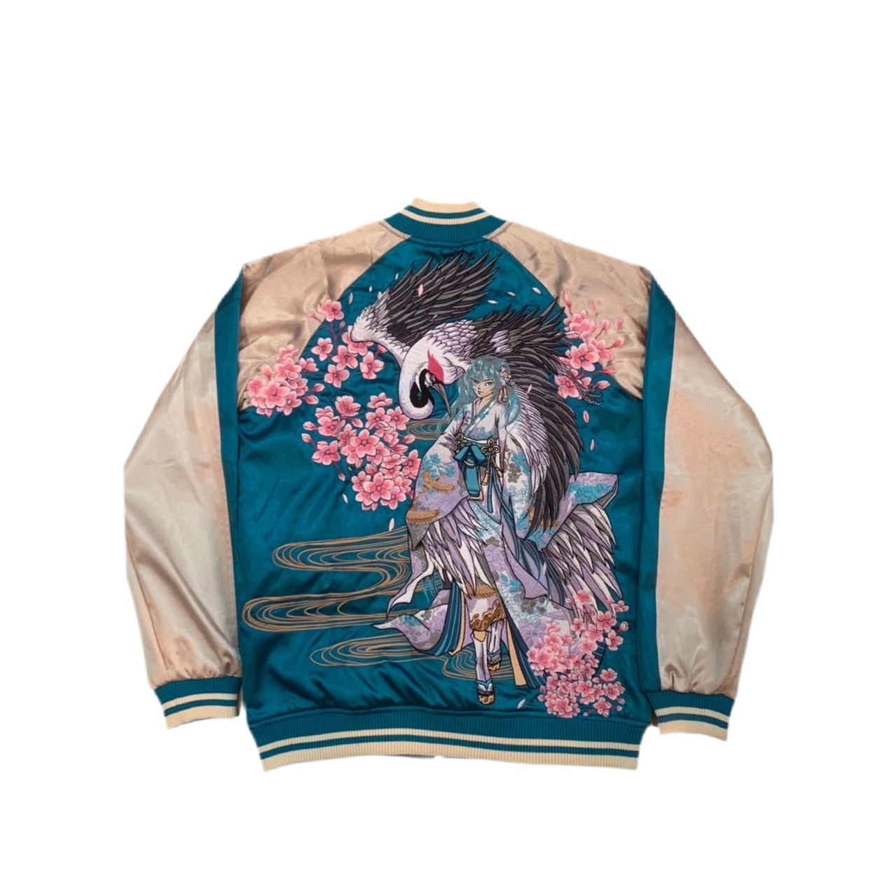 Blouson Sukajan Japonais – Miko et Grue