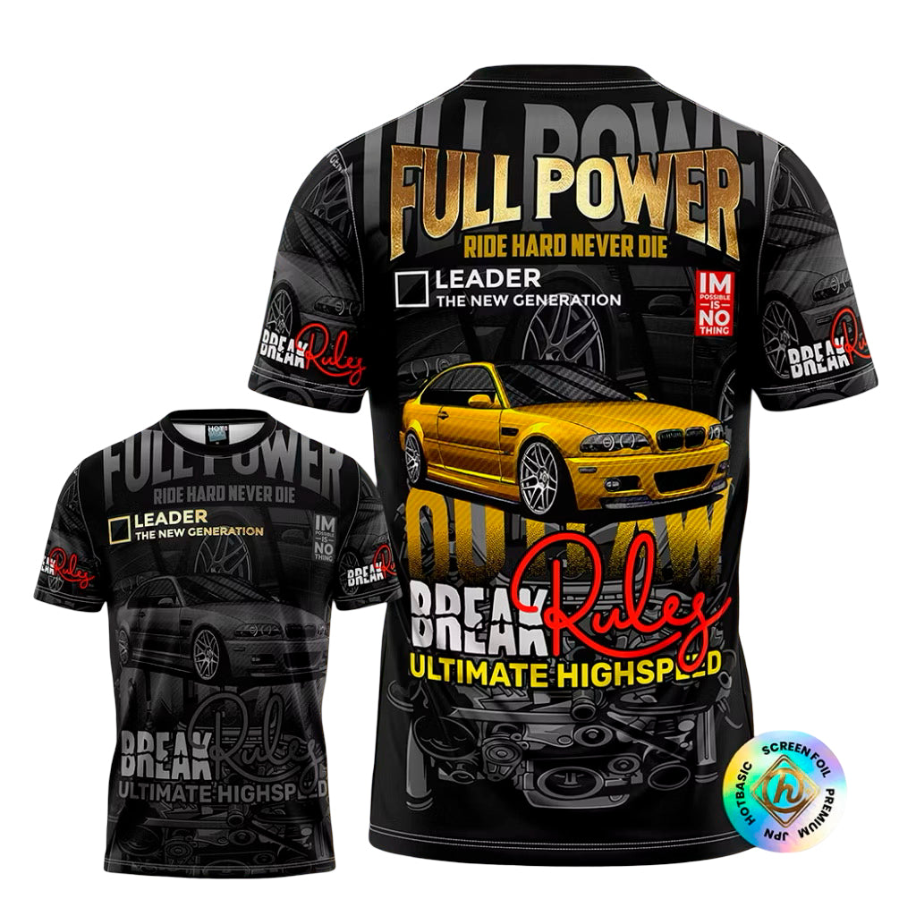 T-shirt "Full Power Bmw" – Édition Limitée