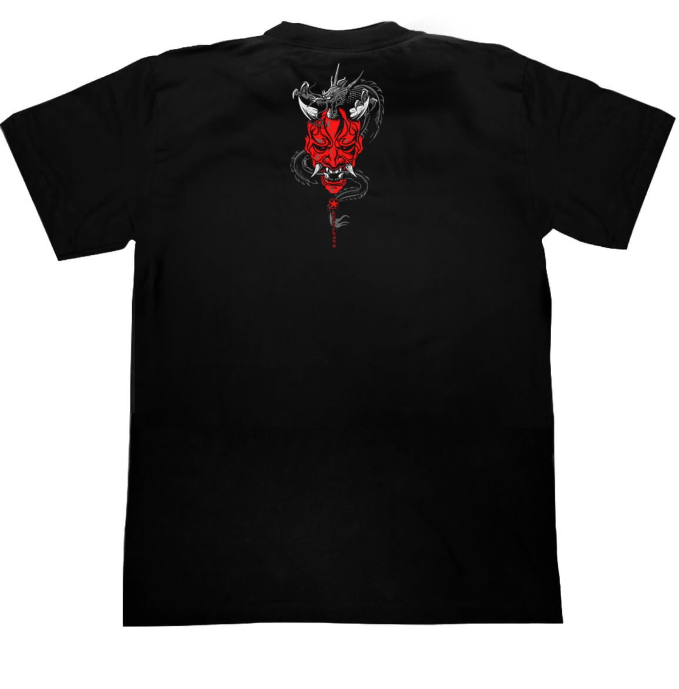 T-shirt Dragon Oni Japonais - Masque Démon Traditionnel