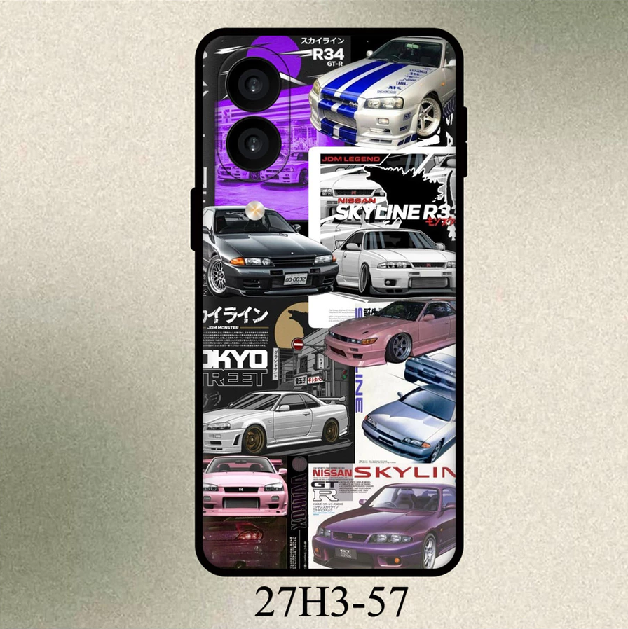 Coque Téléphone JDM Collage - Skyline R34 Collection