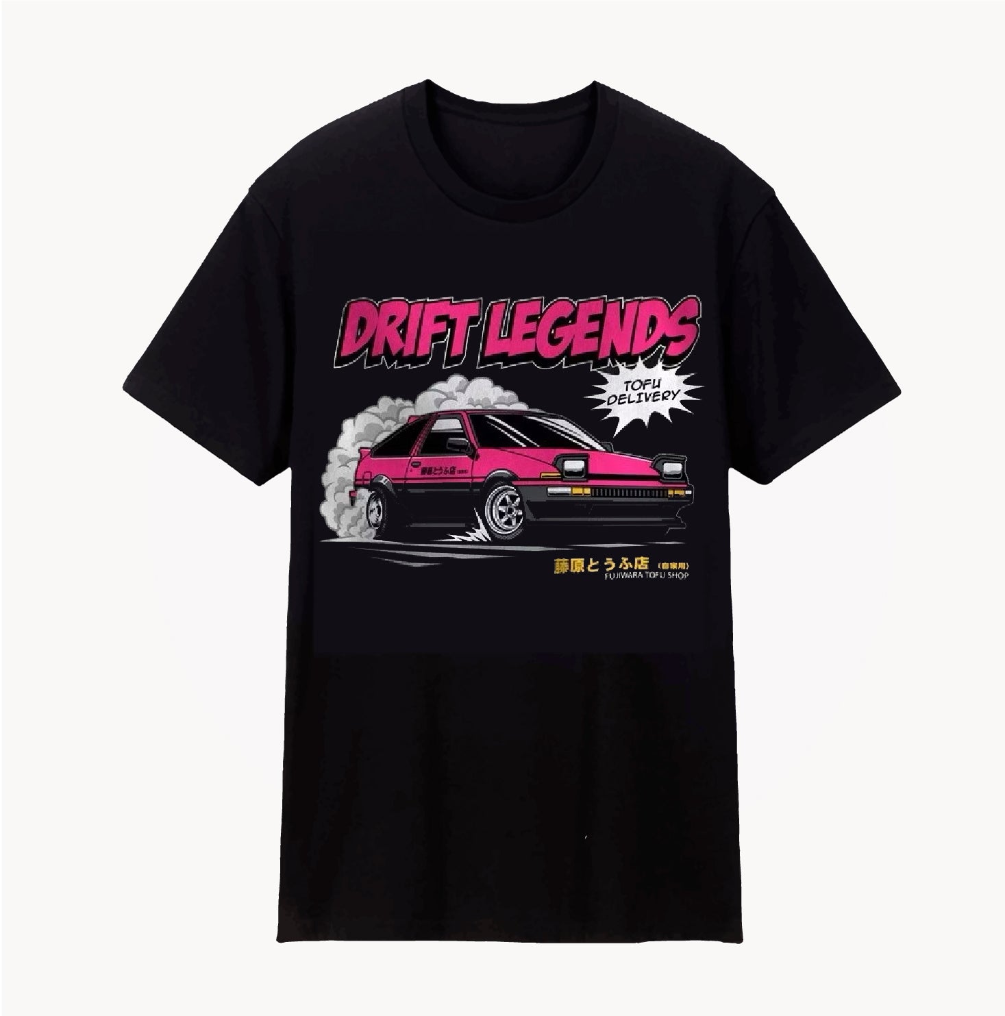 T-shirt Drift Legends - Toyota AE86 Tofu Delivery