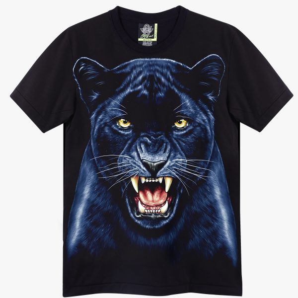 T-Shirt Panthère Noire - Design Graphique Féroce