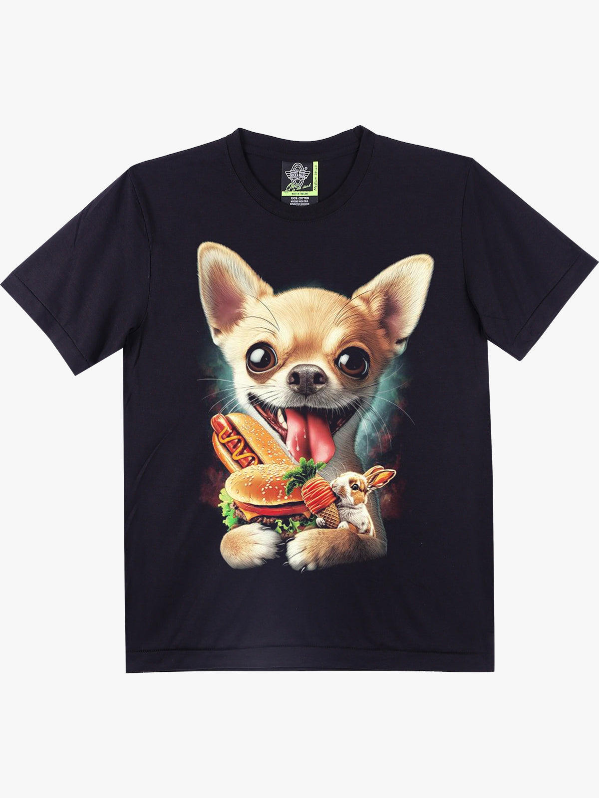 T-Shirt Chihuahua Gourmand - Design Humoristique Food