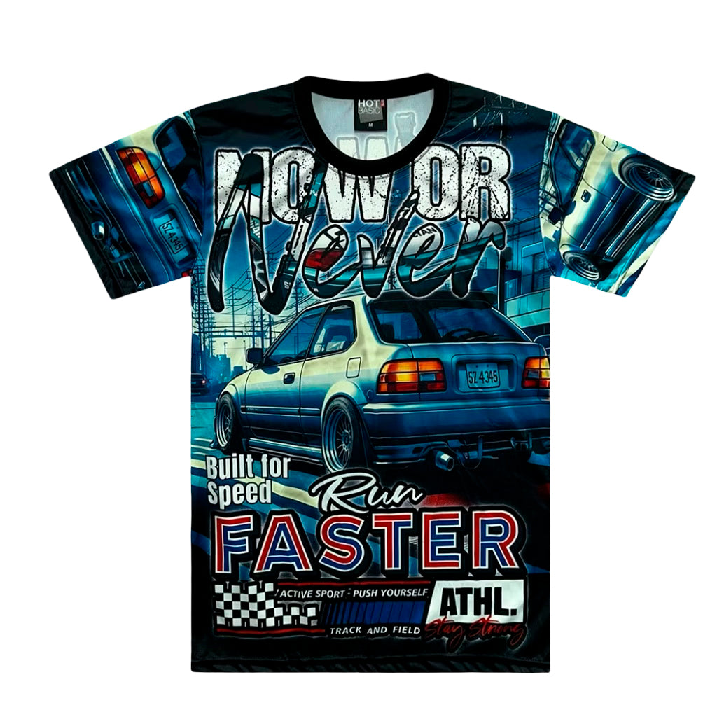 T-shirt "Slow or Never" - Edition Night Racing