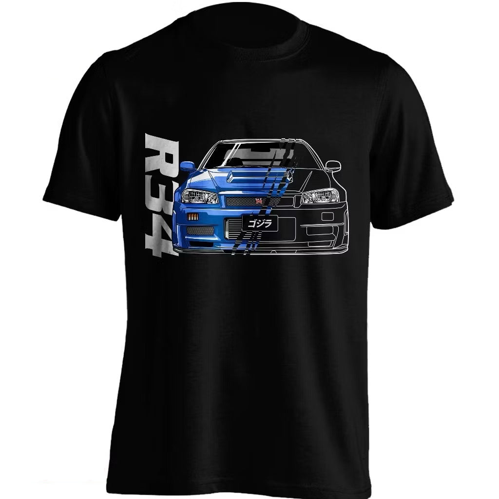 T-shirt Nissan Skyline R34 "Godzilla" - Edition Limitée